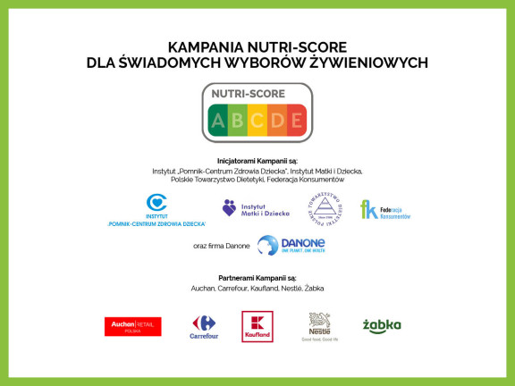 Nutri-Score -logo firm i instytucji w ramach kampanii