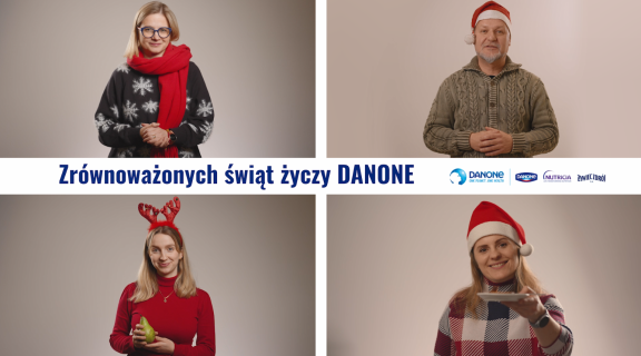 Grafika tytulowa video zyczen DANONE 2022