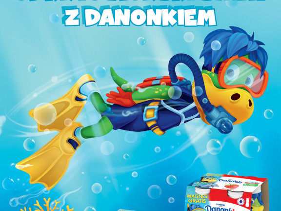 Odkrywaj morski świat z Danonkiem Specjalna edycja magnesów z aplikacją Shazam