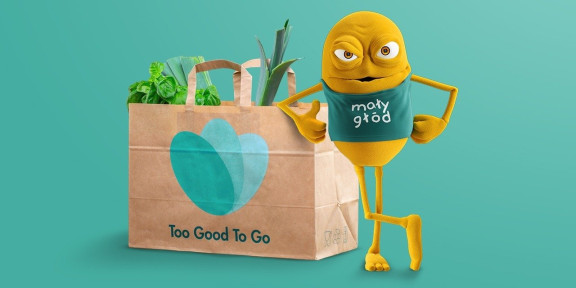 Maly glod przeciw marnowaniu jedzenia z Too Good Too Go