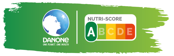 Logo Danone i systemu Nutri-Score