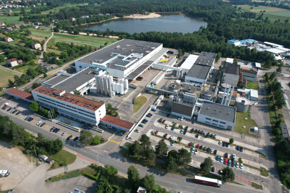 px fabryka danone w bieruniu zdjecie z powietrza