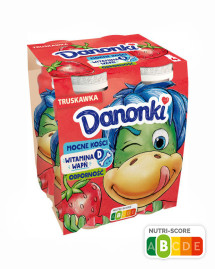 2px DANONKI DRINK x4 truskawka