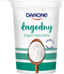 Danone lagodny Jogurt lagodny naturalny 370g